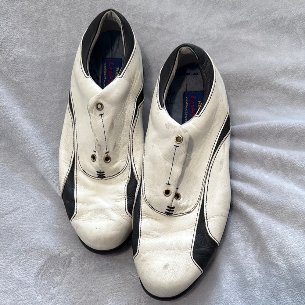 FootJoy White and Black Athletic Shoes for Performance